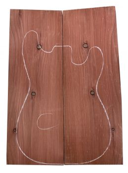 Body Redwood astig A, 40mm 2-tlg. bookmatched